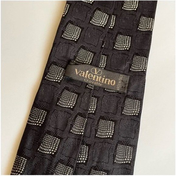 VTG Valentino Cravatte Tie Made in Italy - Picture 4 of 4